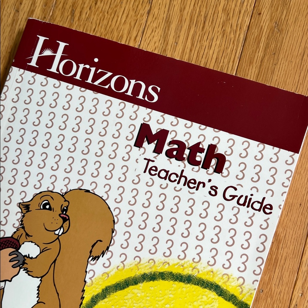 Horizons Math Teacher's Guide Grade 3 Excellent! 3rd Grade Math Curriculum Book - Picture 2 of 5